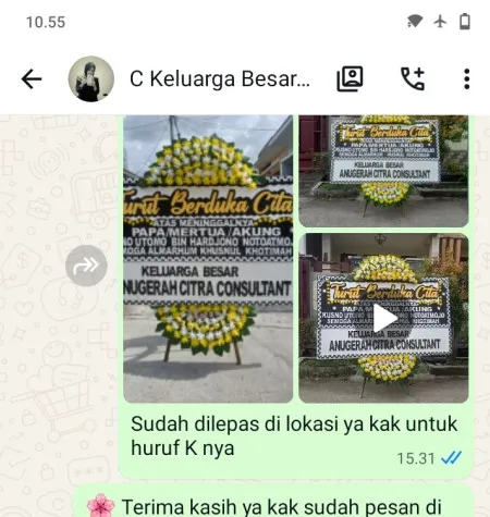 Pengiriman Papan Bunga Duka Karangpedas Kiarapedes